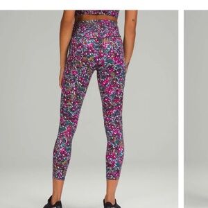 Lululemon Base Pace High-Rise Running Tight 25" Floral Electric Multi 6
